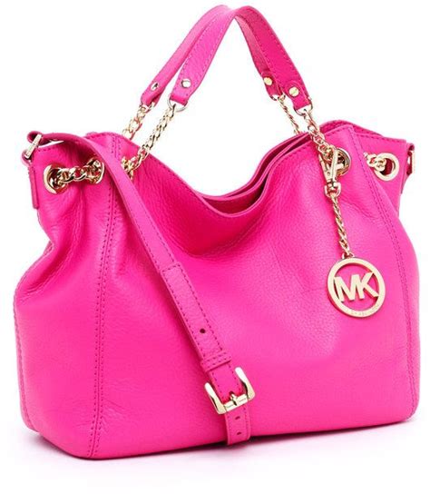 michael kors bright pink handbags|pink michael kors outlet.